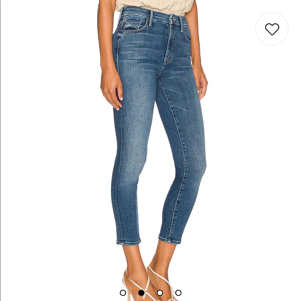 Mother Denim distressed jeans - the looker crop -Shopbop